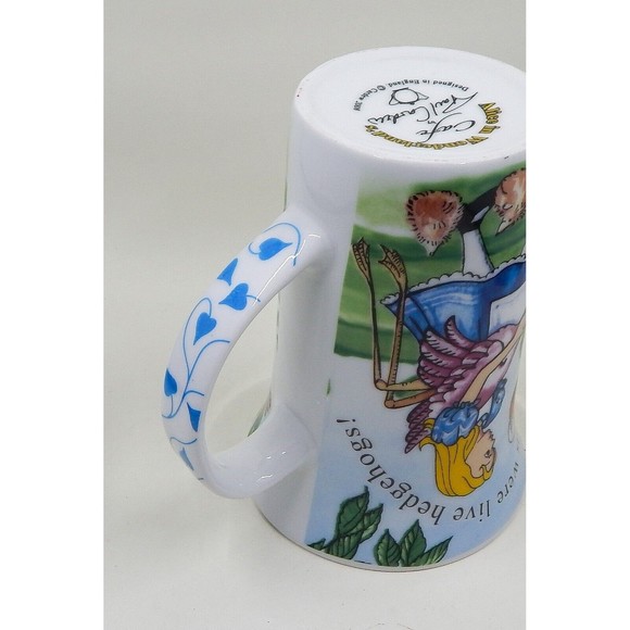 Paul Cardew Cafe "Alice In Wonderland" Queen of Hearts & Alice Tall Coffee Mug - Picture 9 of 9